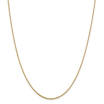14K 1.3mm Loose Rope Chain 727