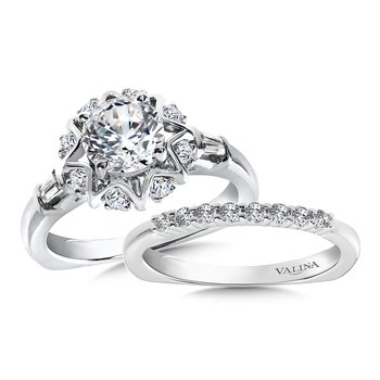 Halo Engagement Ring R9824W