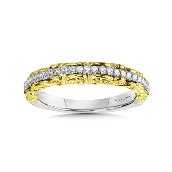 Decorative Layered Diamond Wedding Band R1025BWY