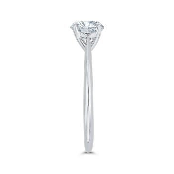14K White Gold Solitaire Engagement Ring (Semi-Mount) CA0504E-W-1.00