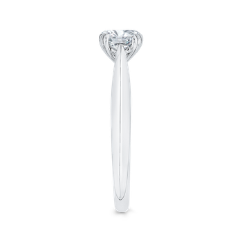 14K White Gold Solitaire Engagement Ring (Semi-Mount) CA0494E-W-1.00