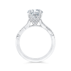 Carizza 14K White Gold Diamond Engagement Ring (Semi-Mount) CA0473EH-37W-1.50